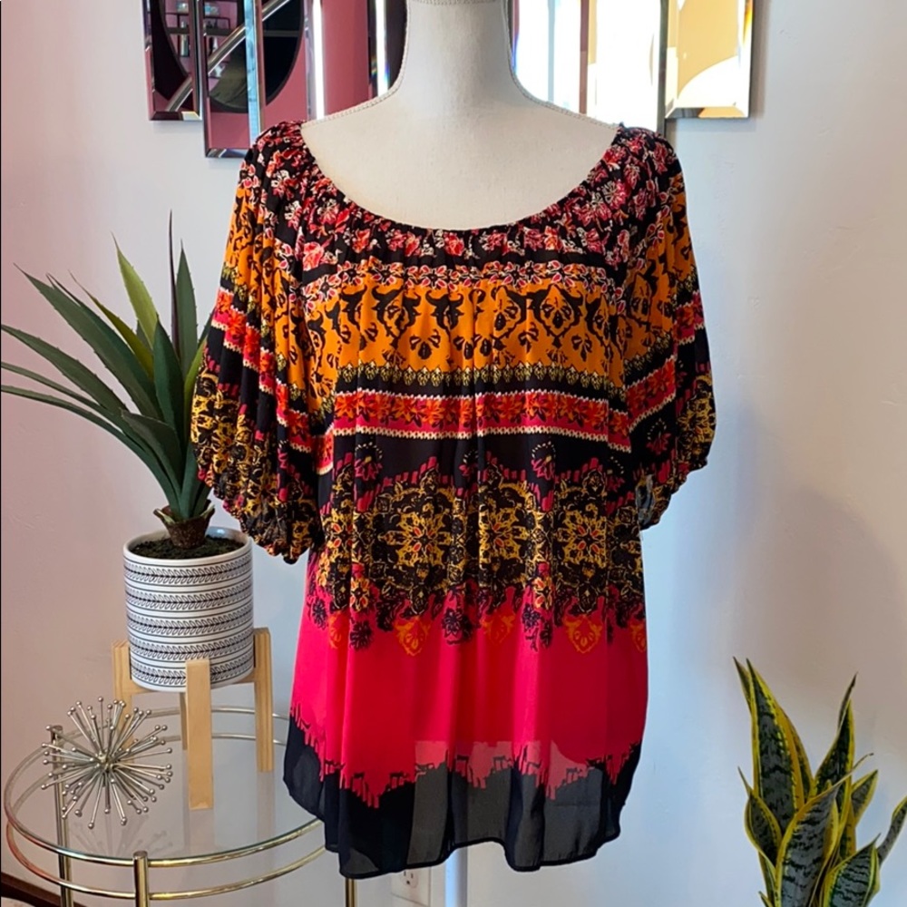 Rafaella multi colored top